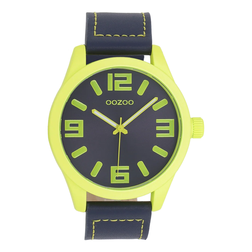 C0907 / 46mm / Lime Green & Dark Blue