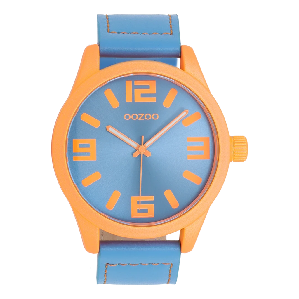 C0911 / 46mm / Orange & Blue