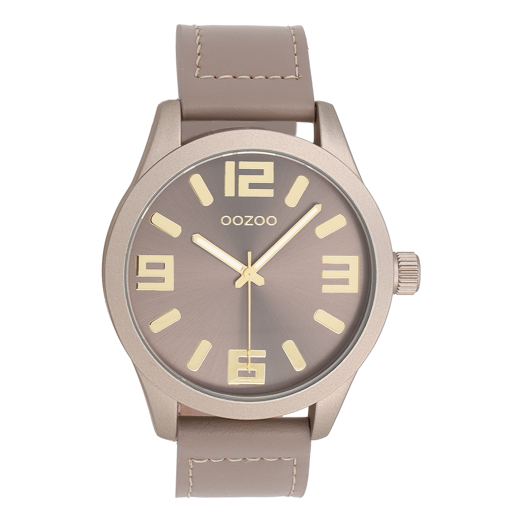 C0914 / 46mm / Taupe & Gold