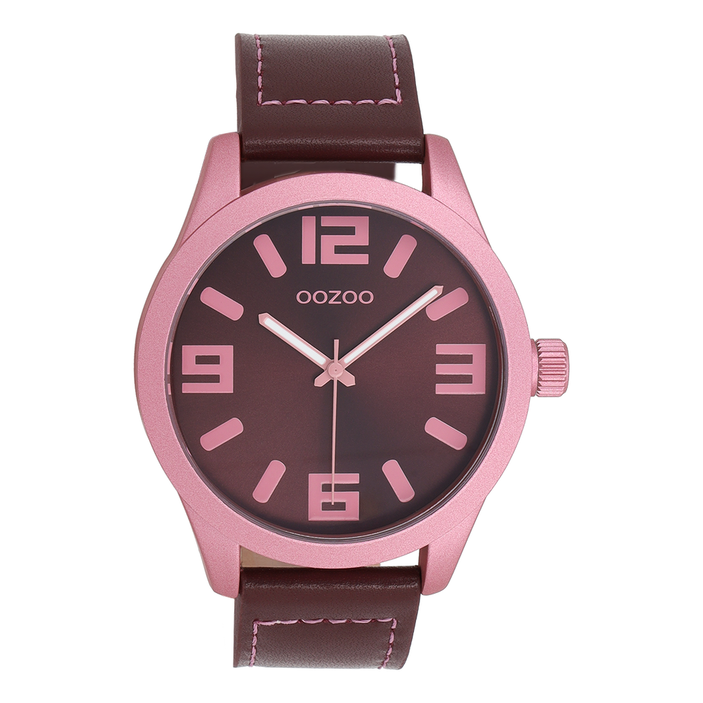 C0916 / 46mm / Bordeaux & Pink
