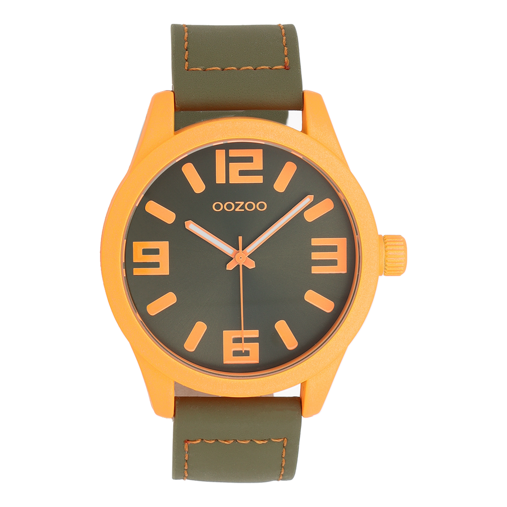 C0917 / 46mm / Army Green & Orange