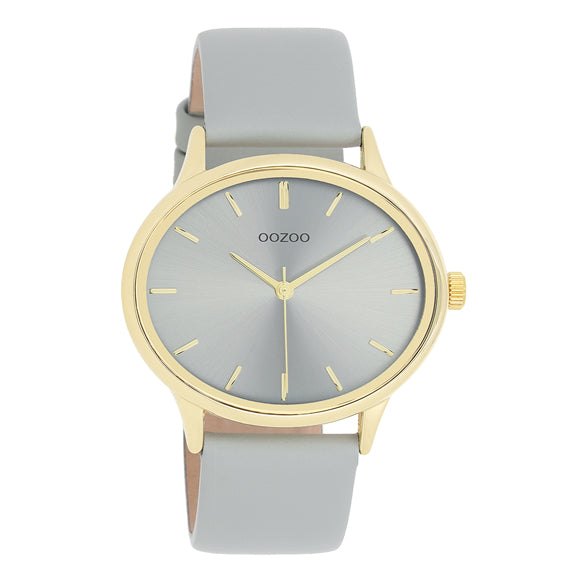 C11050 / 42x35mm / Gold / Stone Grey