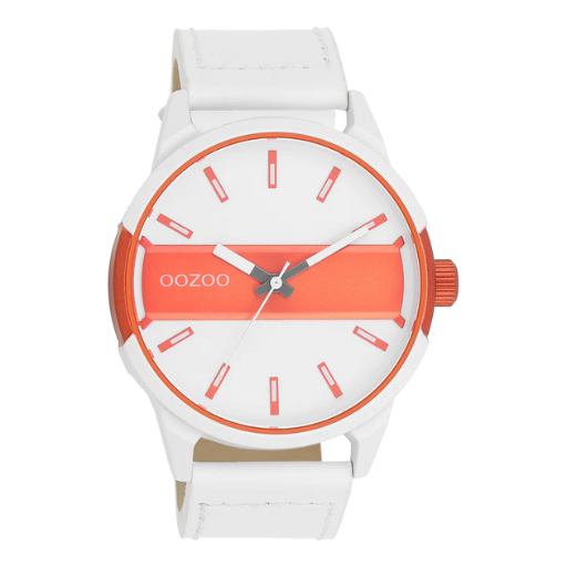 C11316 / 48mm / White / Fluro Orange