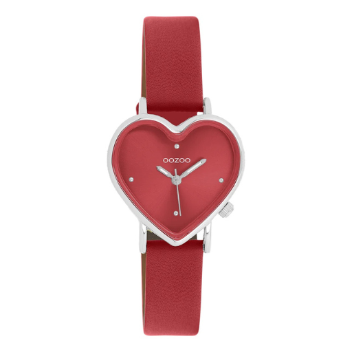 C11448 / 28x29mm / Silver / Red