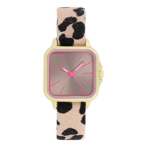 C11611 / 34mm / Leopard Print/ Gold / Taupe