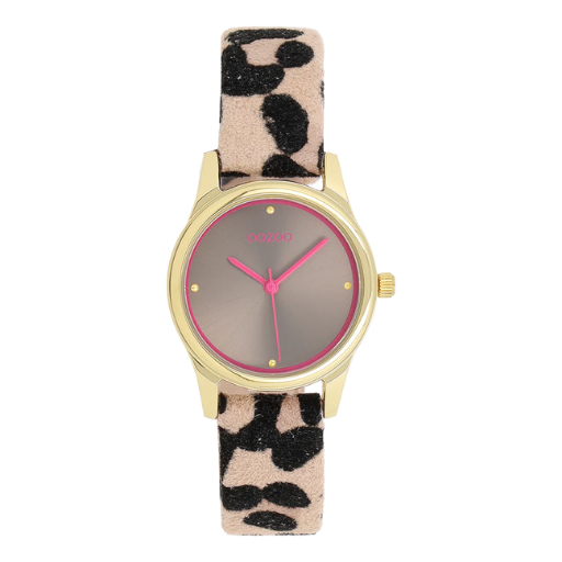 C11626 / 28mm / Leopard Print / Gold / Taupe