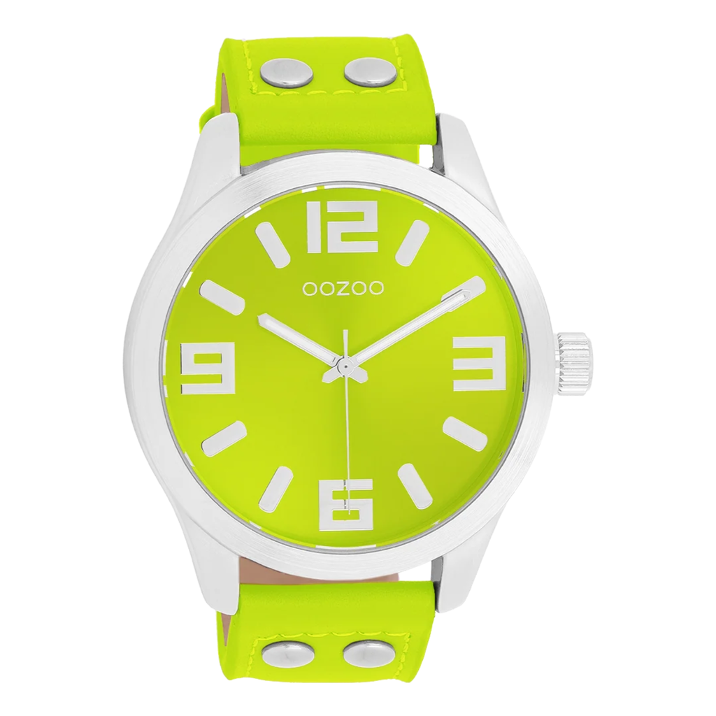 C11652 / 46mm / Silver & Lime Green