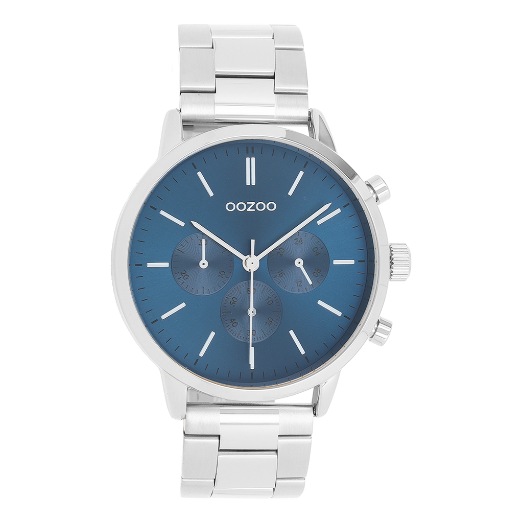 C11712 / 42mm / Silver & Blue