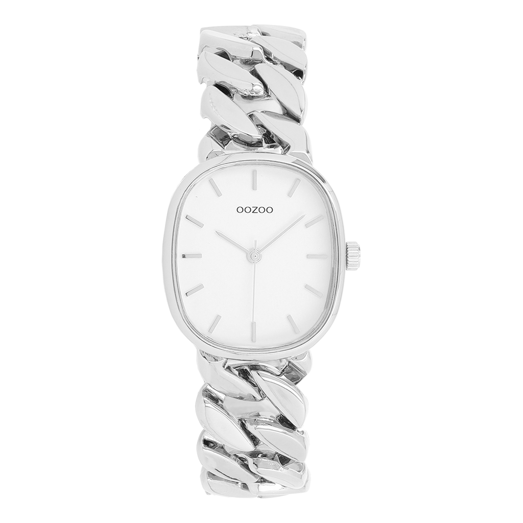 C11715 / 28x32mm / Silver & White