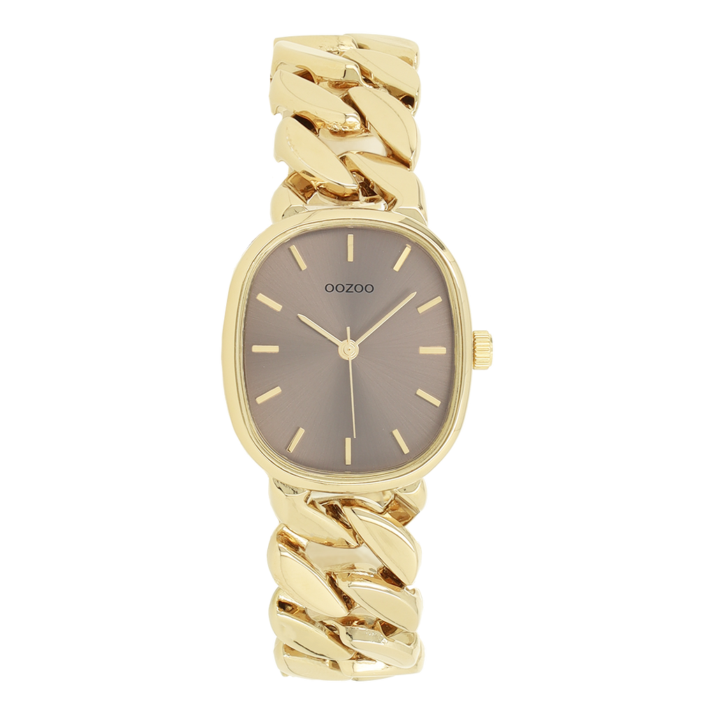 C11718 / 28x32mm / Gold & Taupe