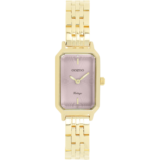 C20458 / 22mm x 19mm / Gold / Pink