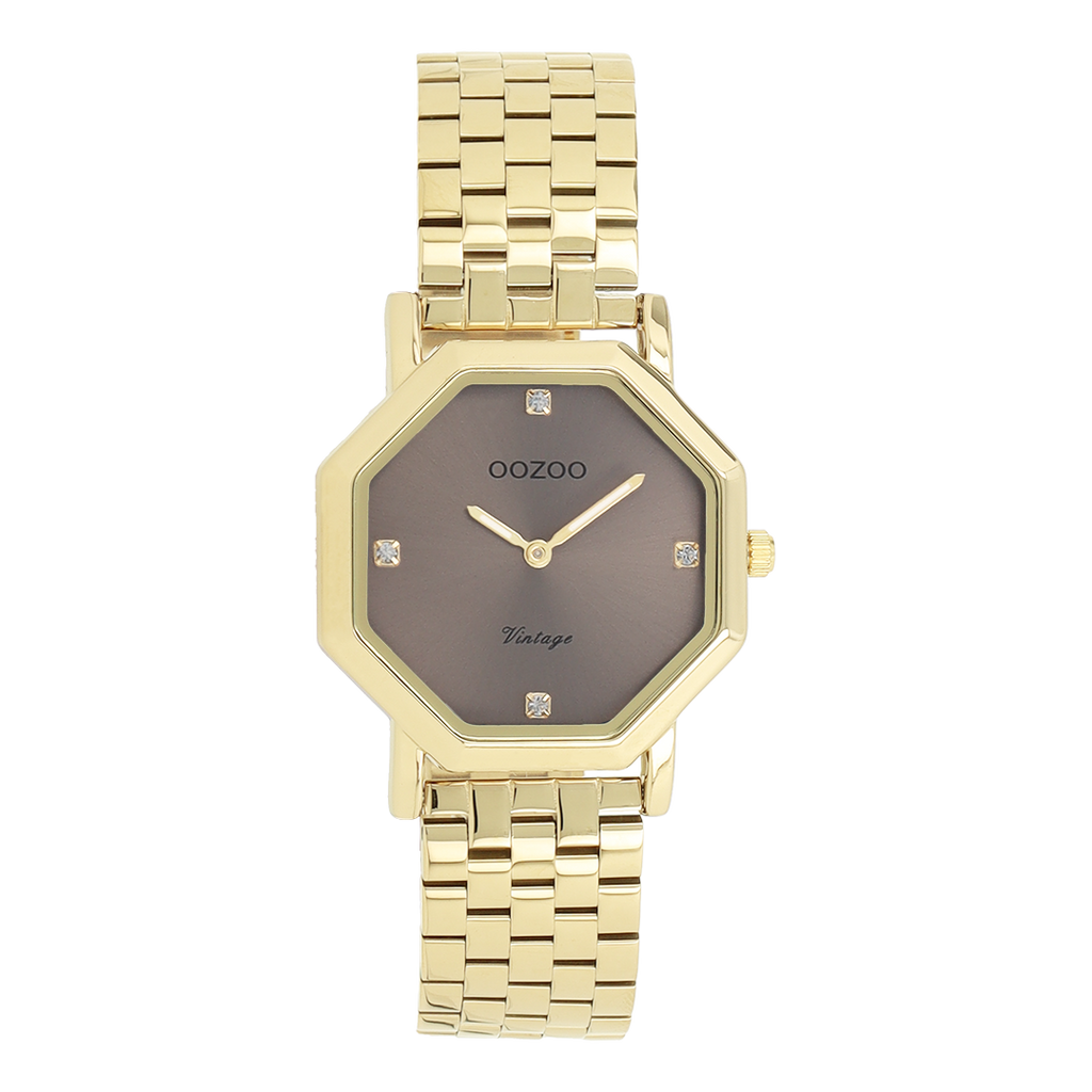 C20472 / 31x31mm / Gold & Taupe