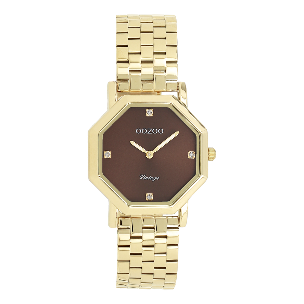 C20473 / 31x31mm / Gold & Brown
