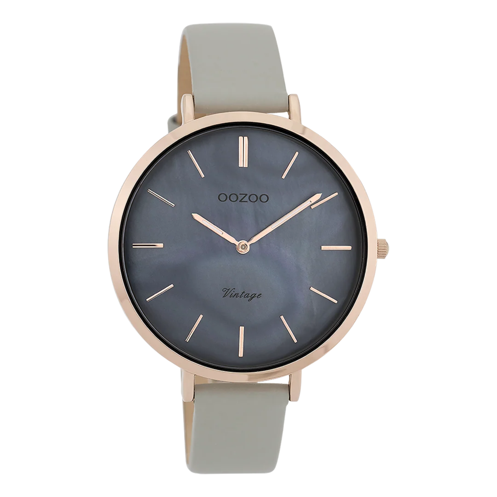 C9805 / 40mm / Grey / Rose Gold / Blue