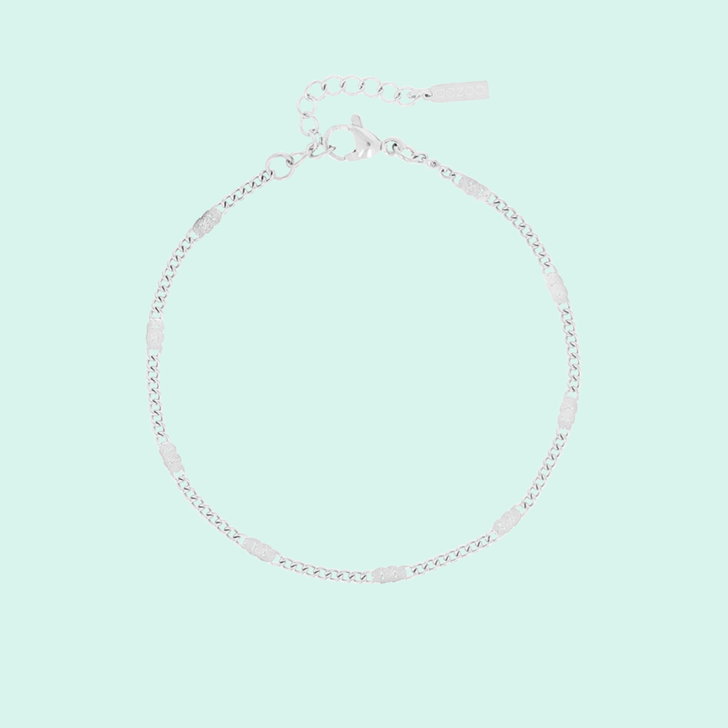 SB-1003 - Silver coloured bracelet with classic detail