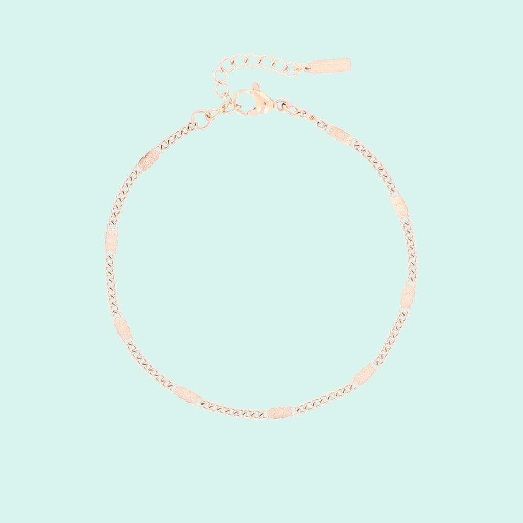 SB-1005 - Rose coloured bracelet with classic detail