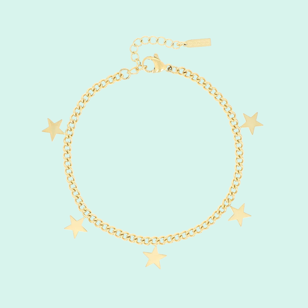 SB-1016 - Gold bracelet with stars