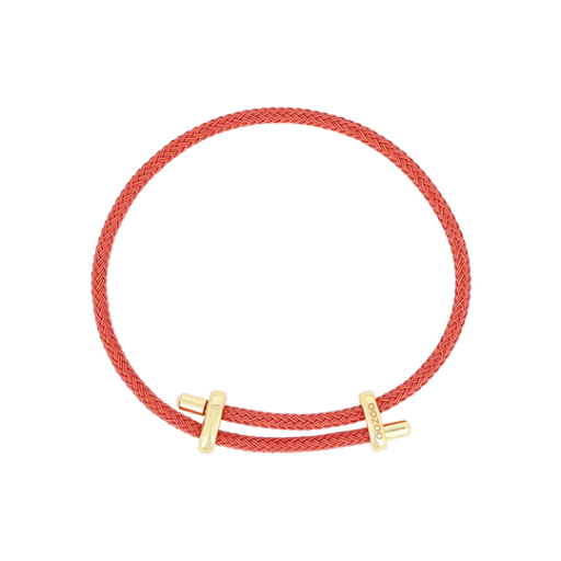 Coral Adjustable Rope Bracelet - SB-1081