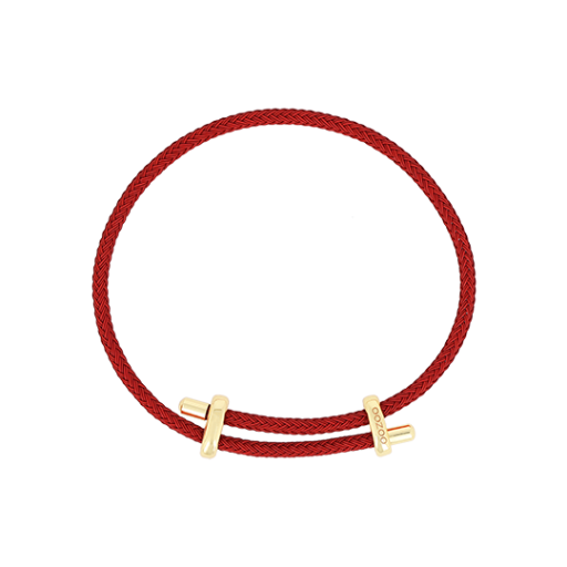 Dark Red Adjustable Rope Bracelet - SB-1084