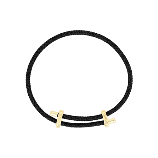 Black Adjustable Rope Bracelet - SB-1085