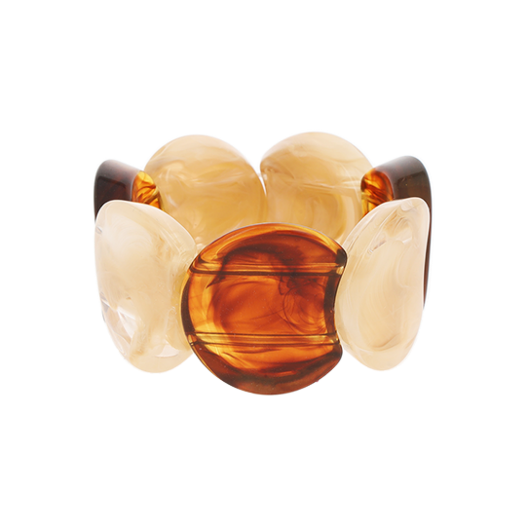 Sand/brown resin bracelet - SB-1090