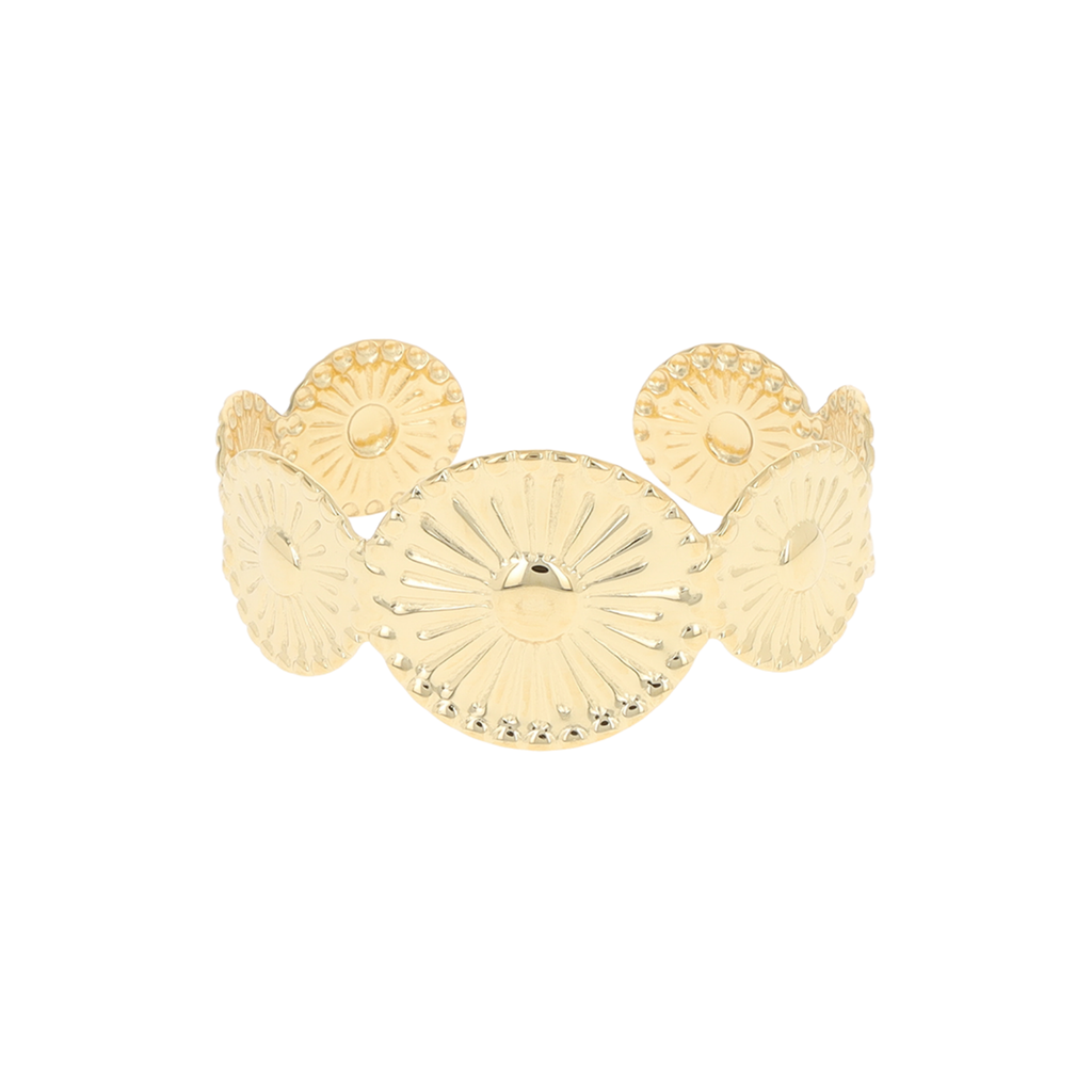 Gold coloured bangle - SB-1099
