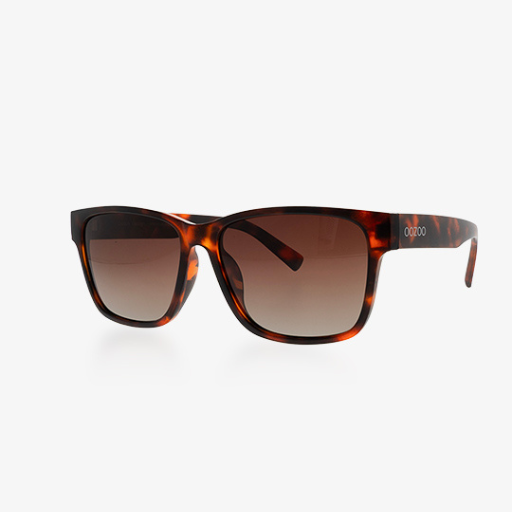 Polarised Brown Tortoise Matt Sunglasses - SG003-TB