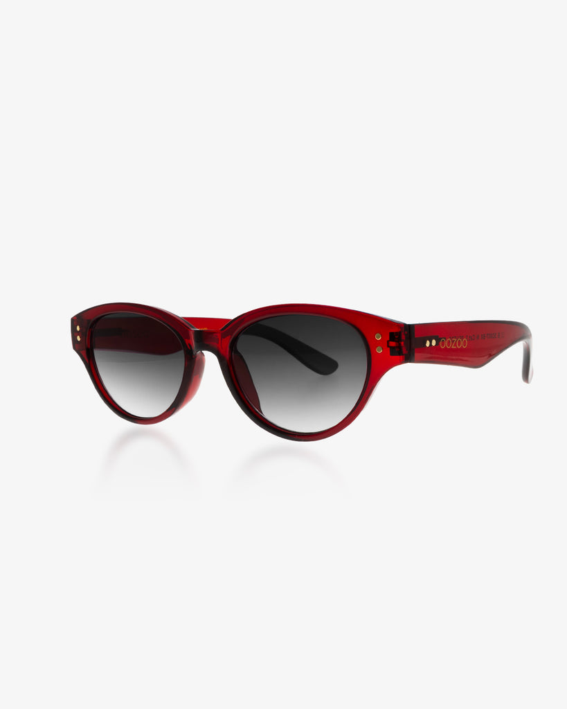 Burgundy Shiny Sunglasses - SG007-BX