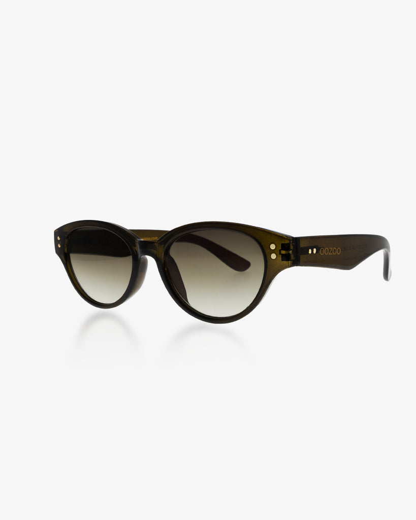 Dark Green Shiny Sunglasses - SG007-GR