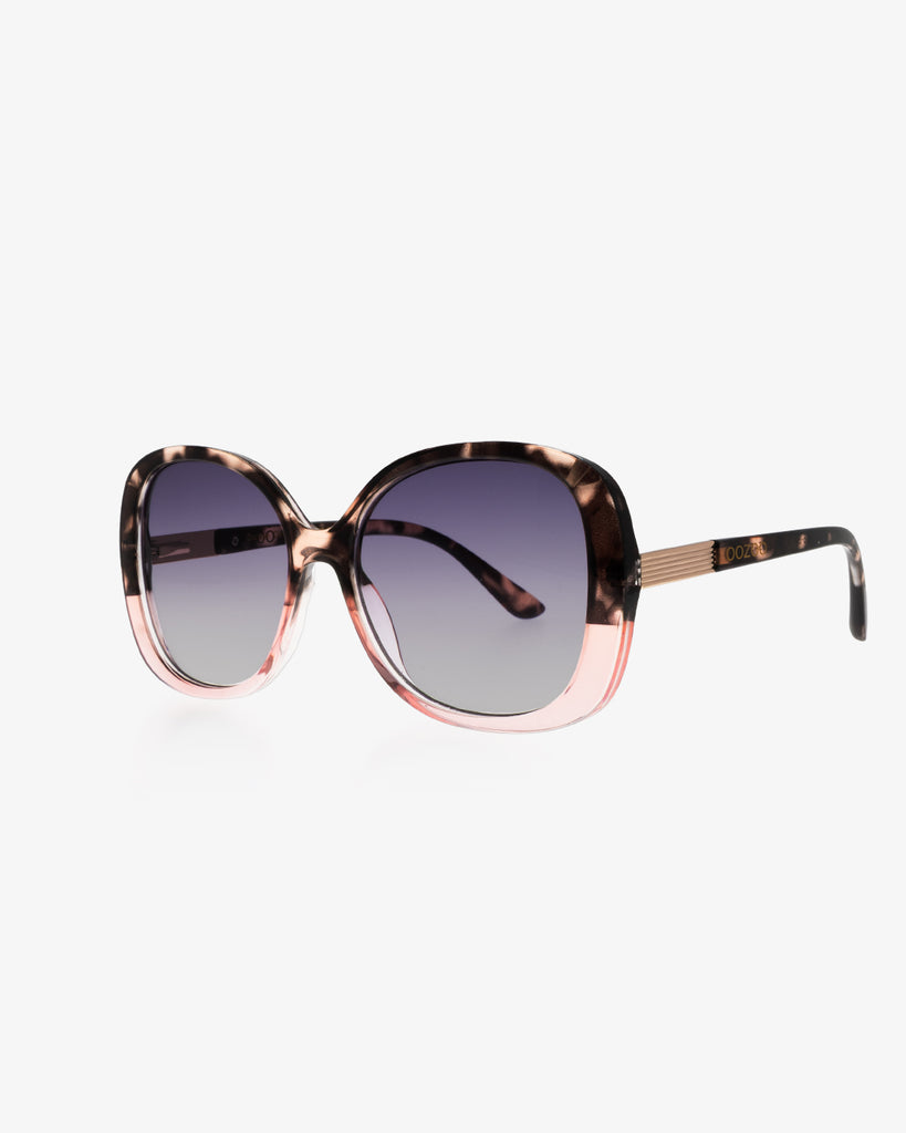 Black/Pink Shiny Sunglasses - SG008-BP