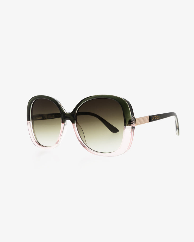 Green/Pink Shiny Sunglasses - SG008-GP