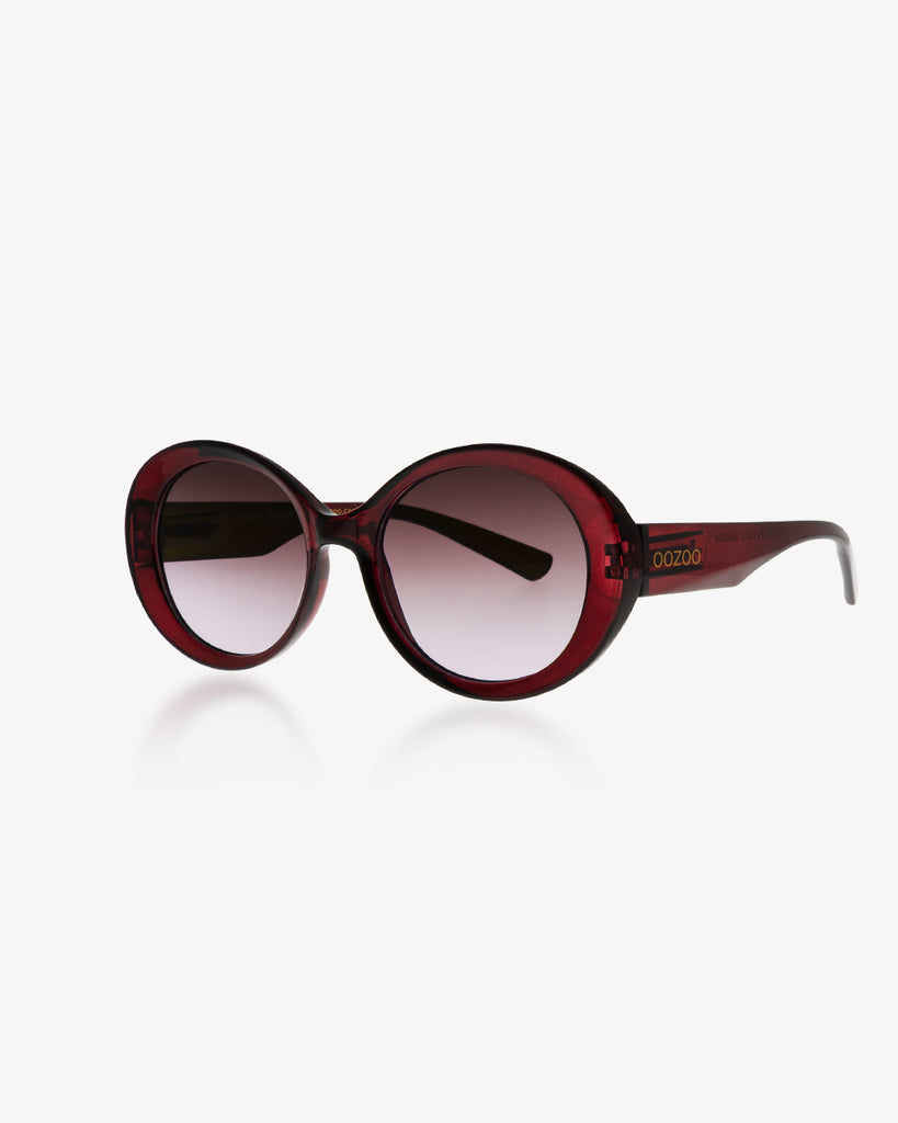 Burgundy Shiny Sunglasses - SG010-BX