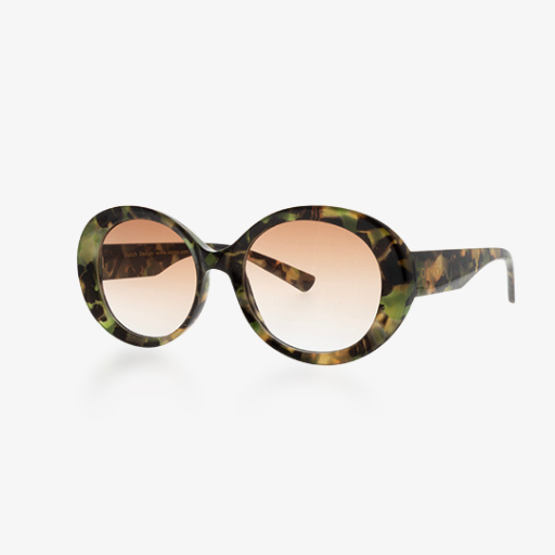 Green Tortoise Shiny Sunglasses - SG010-TG