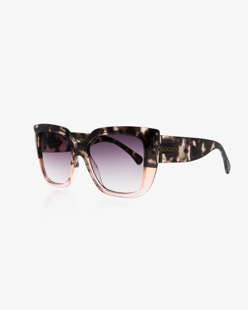Black Tortoise/Pink Shiny Sunglasses - SG012-BP