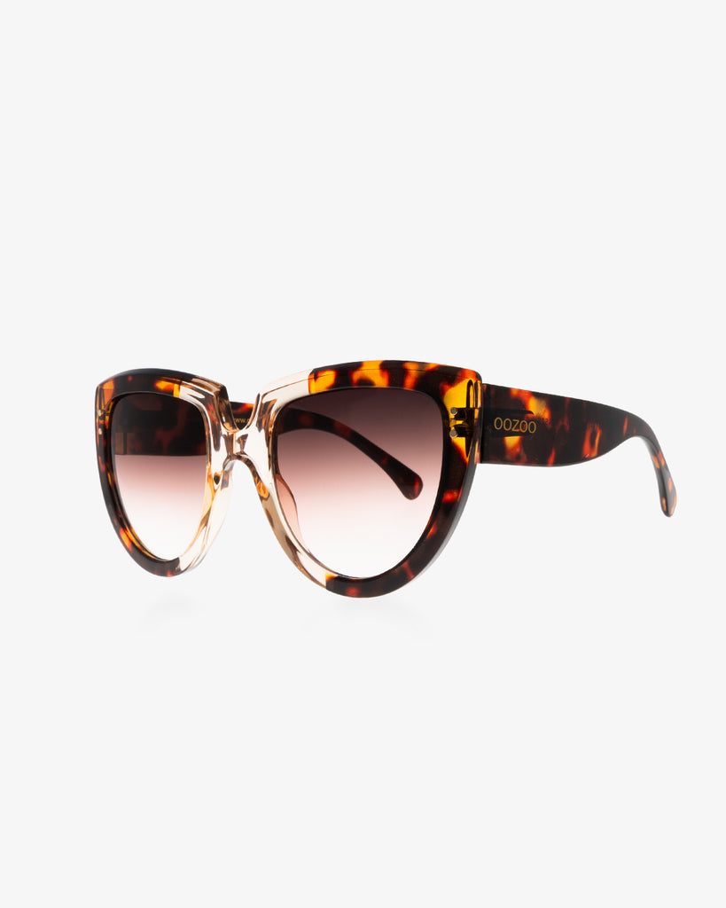 Brown Tortoise Shiny Sunglasses - SG014-TB