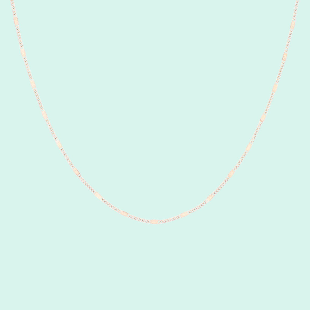 SN-2005 - Rose gold necklace with classic detail