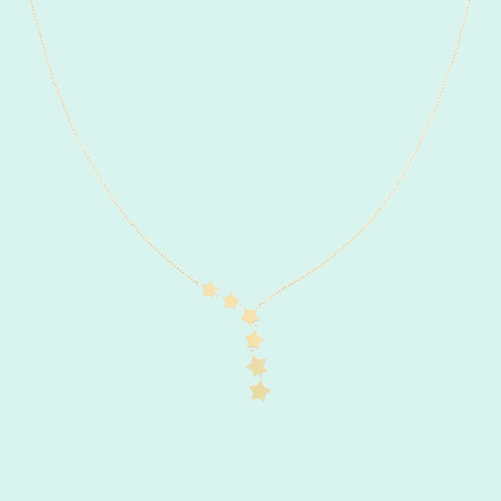 SN-2058 - Gold necklace with stars