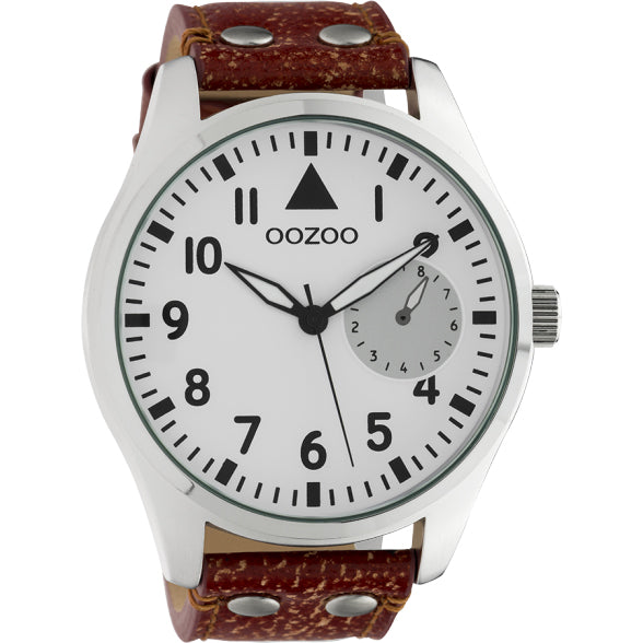 C10325 / 50mm / Red Brown / White