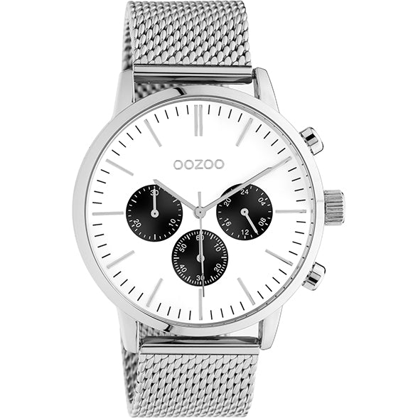 C10910 / 45mm / Silver / White