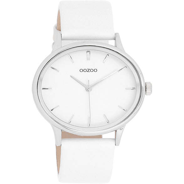 C11157 / 42x35mm / White / Silver