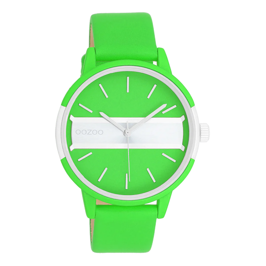 C11189 / 42mm / Neon Green / Silver