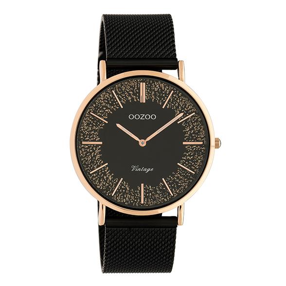 C20142 / 40mm /  Black / Rose Gold