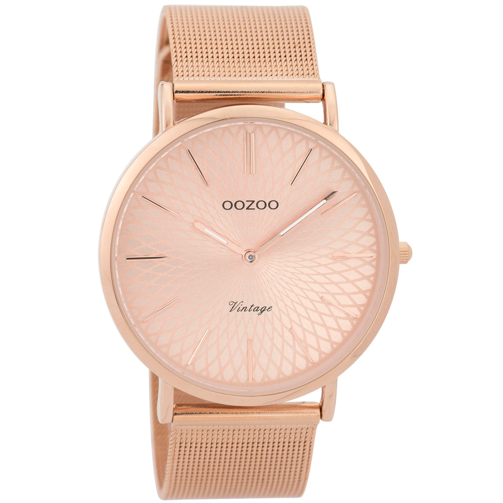C9343 / 40mm / Rose Gold Mesh