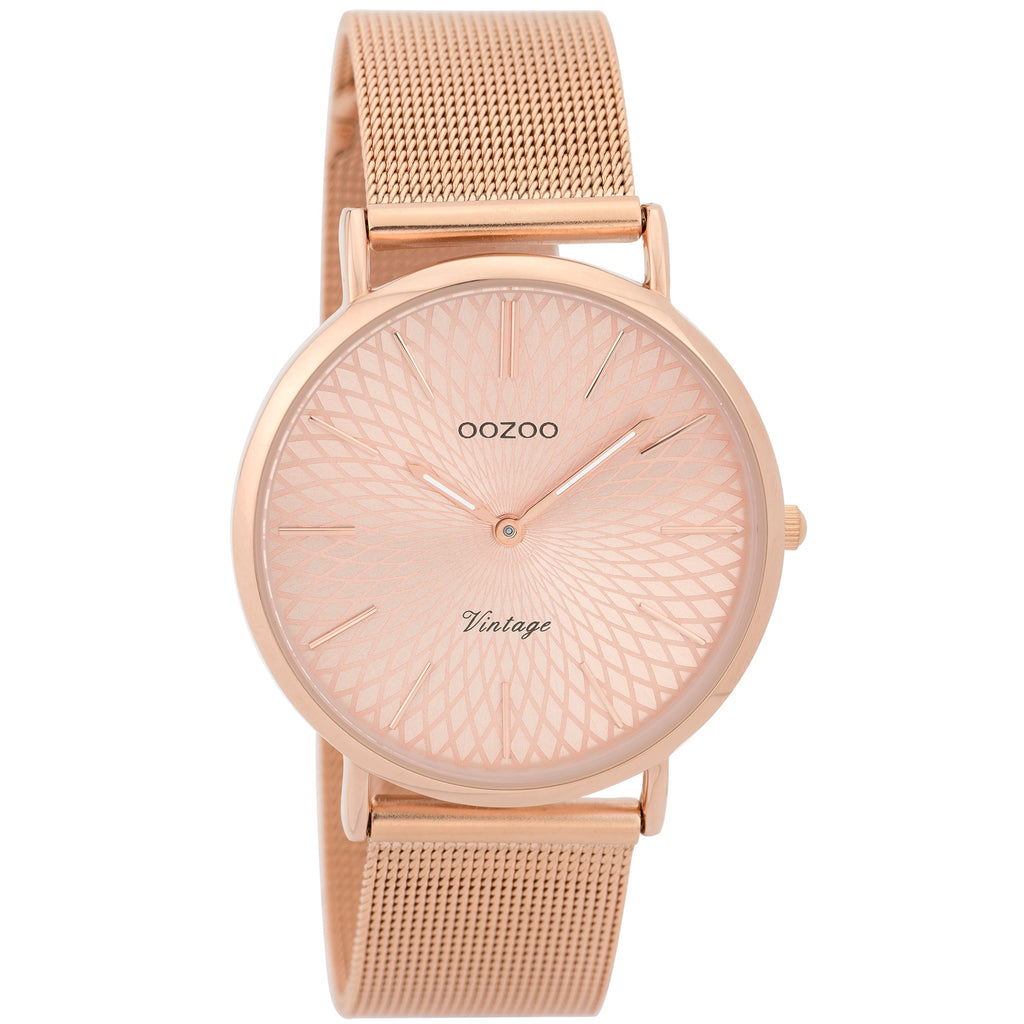 C9344 / 36mm / Rose Gold Mesh