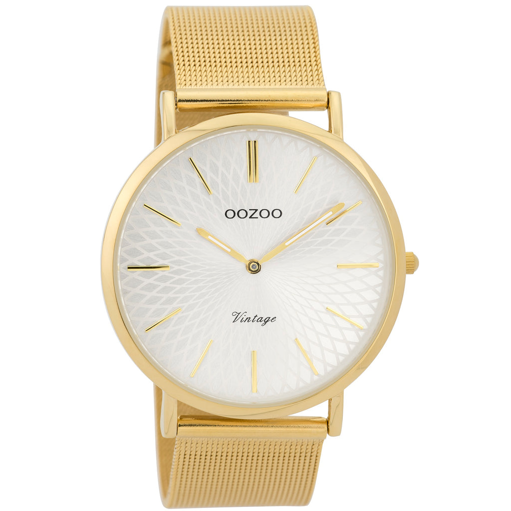 C9346 / 40mm / Yellow Gold Mesh