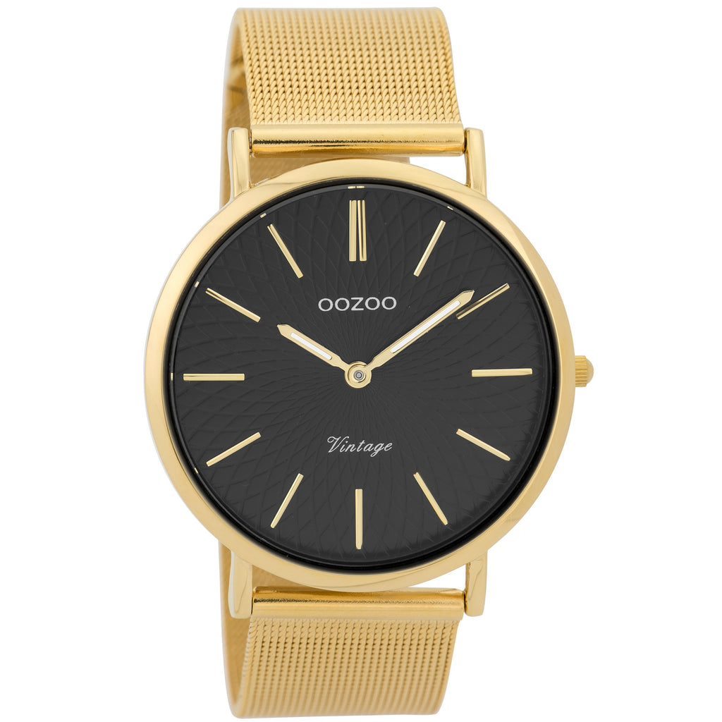 C9348 / 40mm / Yellow Gold Mesh