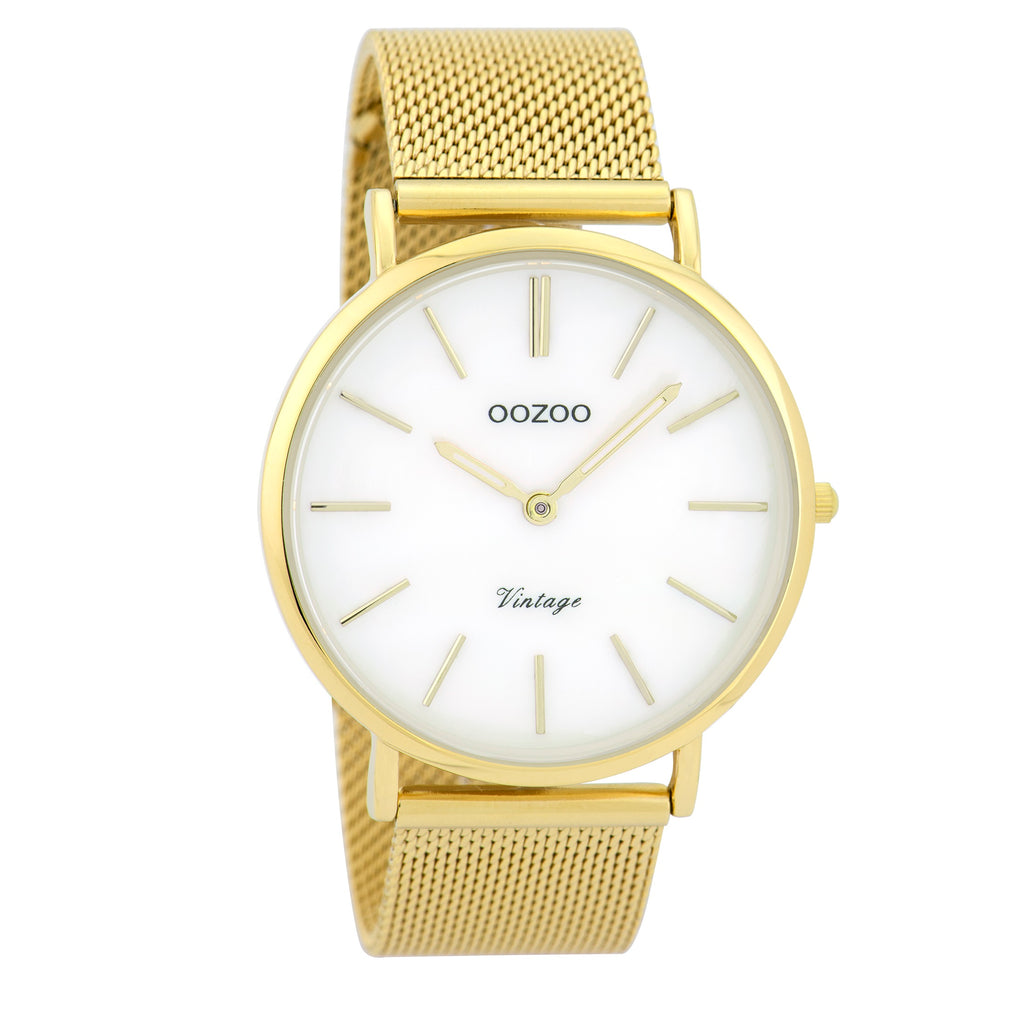 C9366 / 40mm / Yellow Gold Mesh