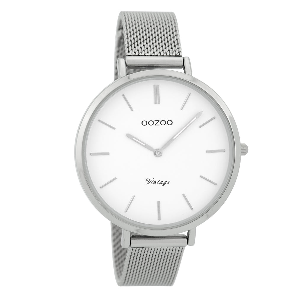 C9370 / 40mm / Silver Mesh