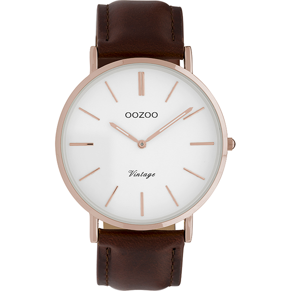 C9832 / 40mm / Brown / Rose Gold