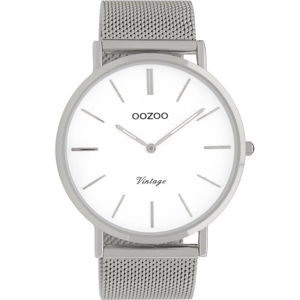 C9900 / 44mm / Silver Mesh